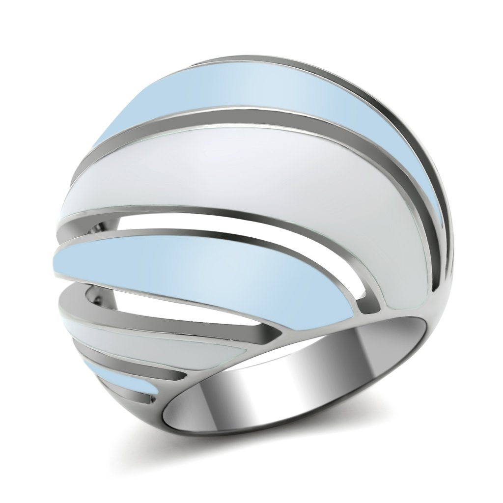 JCE252 High polished (no plating) Stainless Steel Ring with No Stone